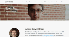 Desktop Screenshot of gavinrozzi.com